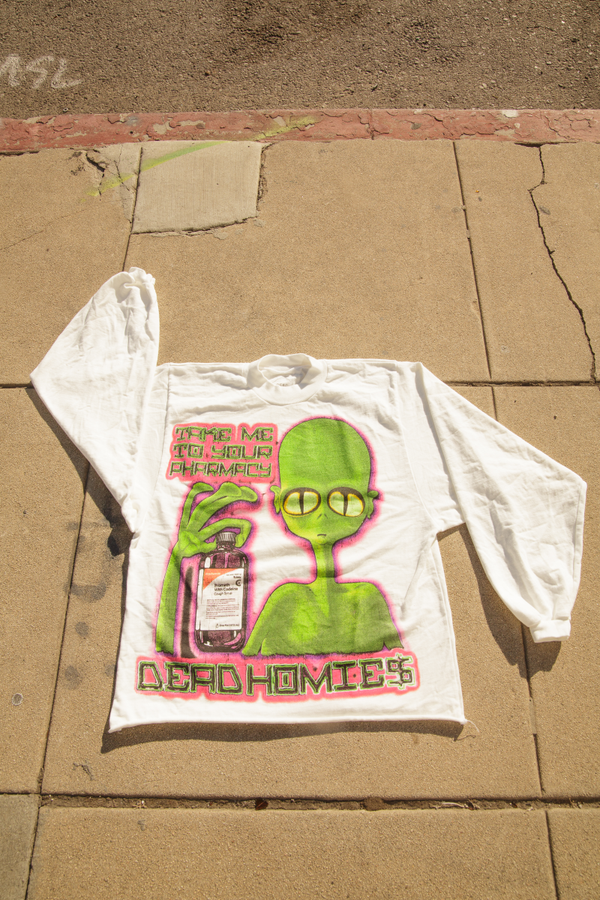 Alien invasion long sleeve tee