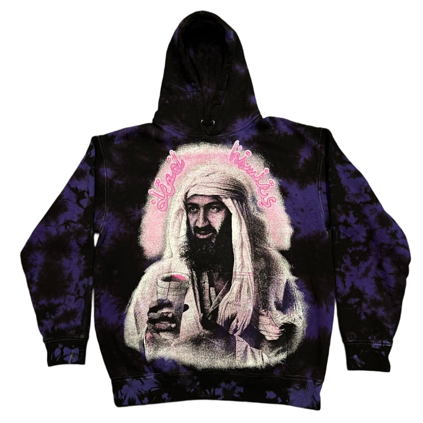 Osama Bin Sippin Purple Tie Dye Hoodie