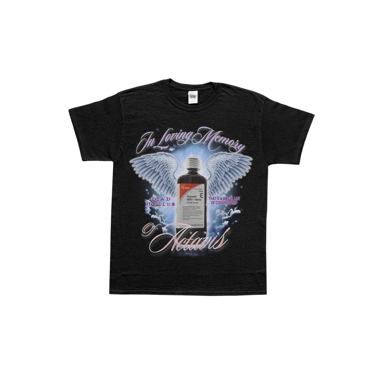 Awful lotta cough syrup x Dead Homies Tee